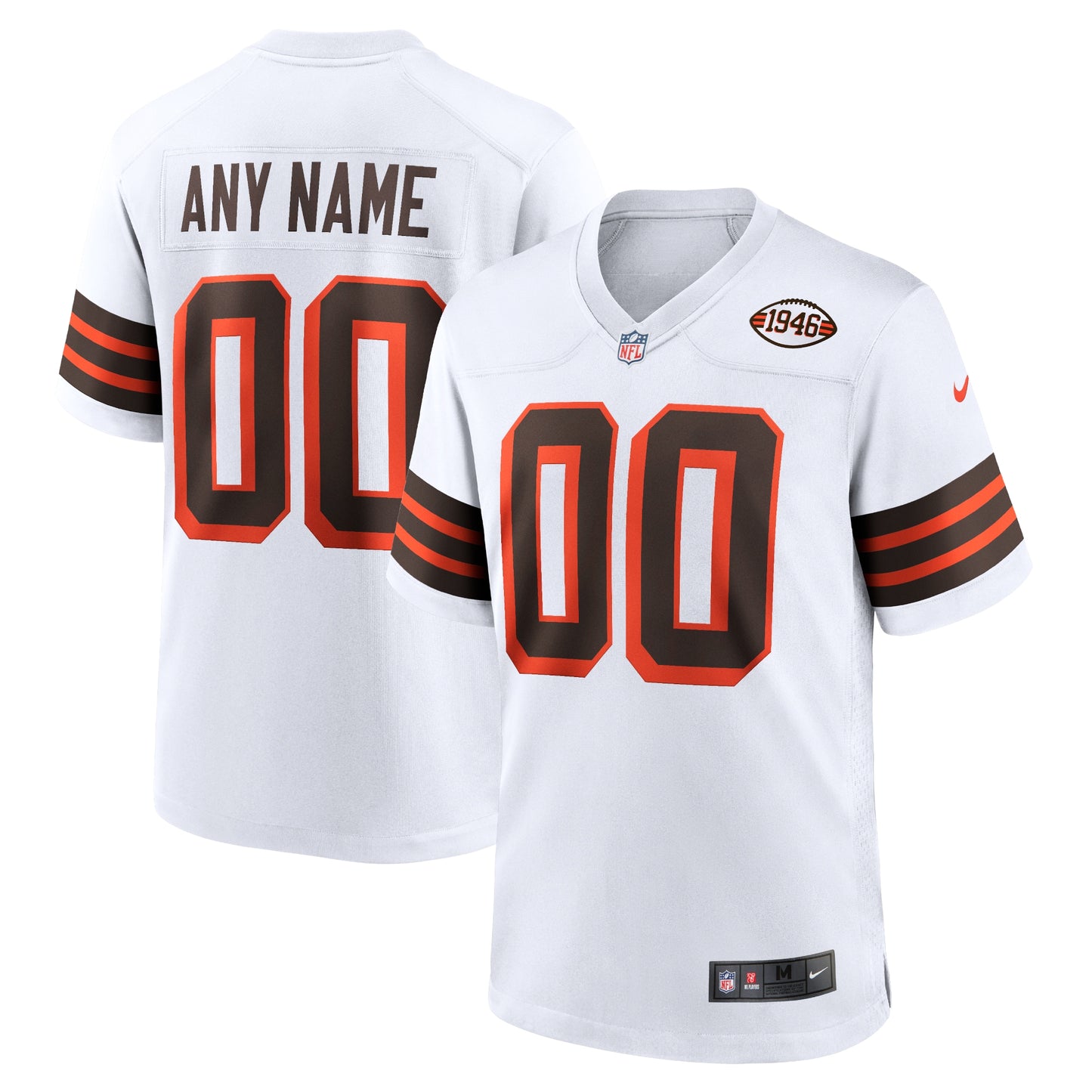 Cleveland Browns Nike 1946 Collection Alternate Custom Jersey - White