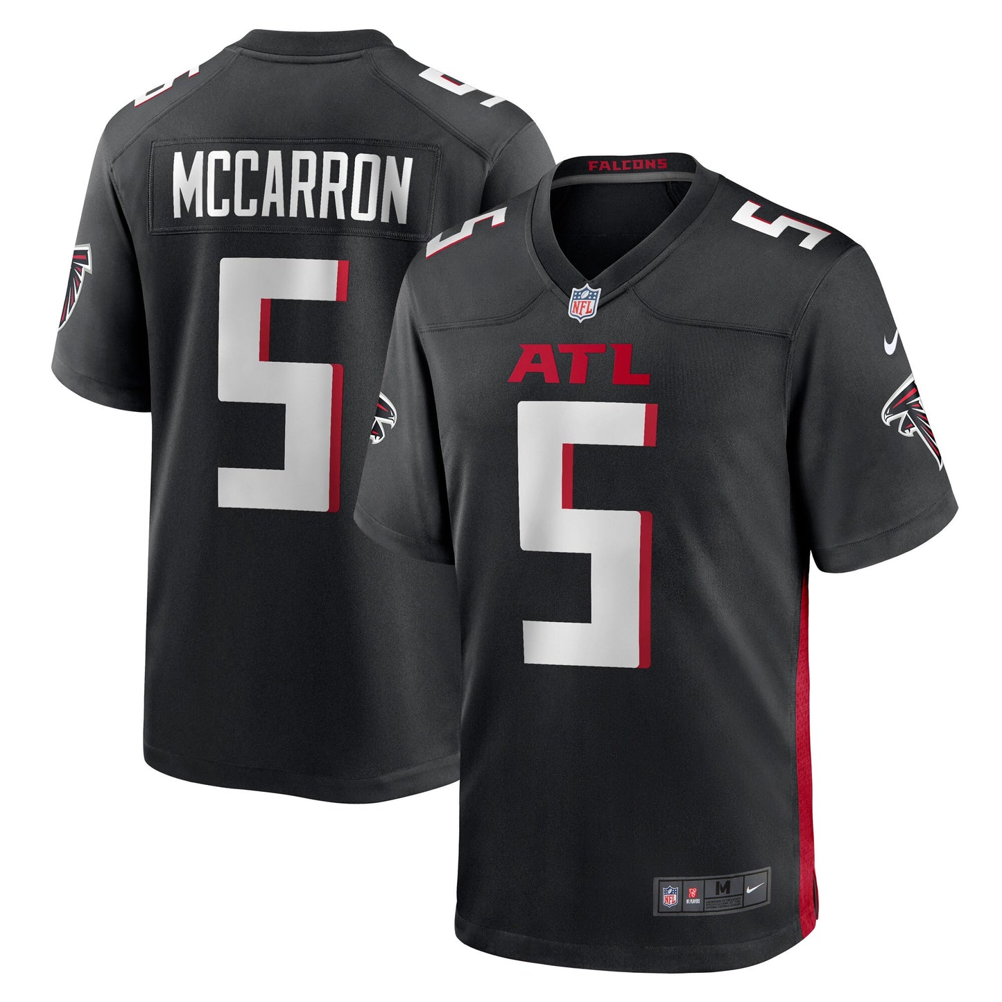 AJ McCarron Atlanta Falcons Nike Game Player Jersey - Black