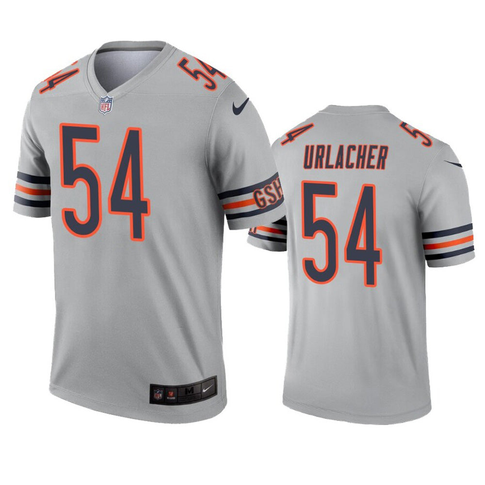Men's Chicago Bears Brian Urlacher Inverted Legend Jersey - Silver