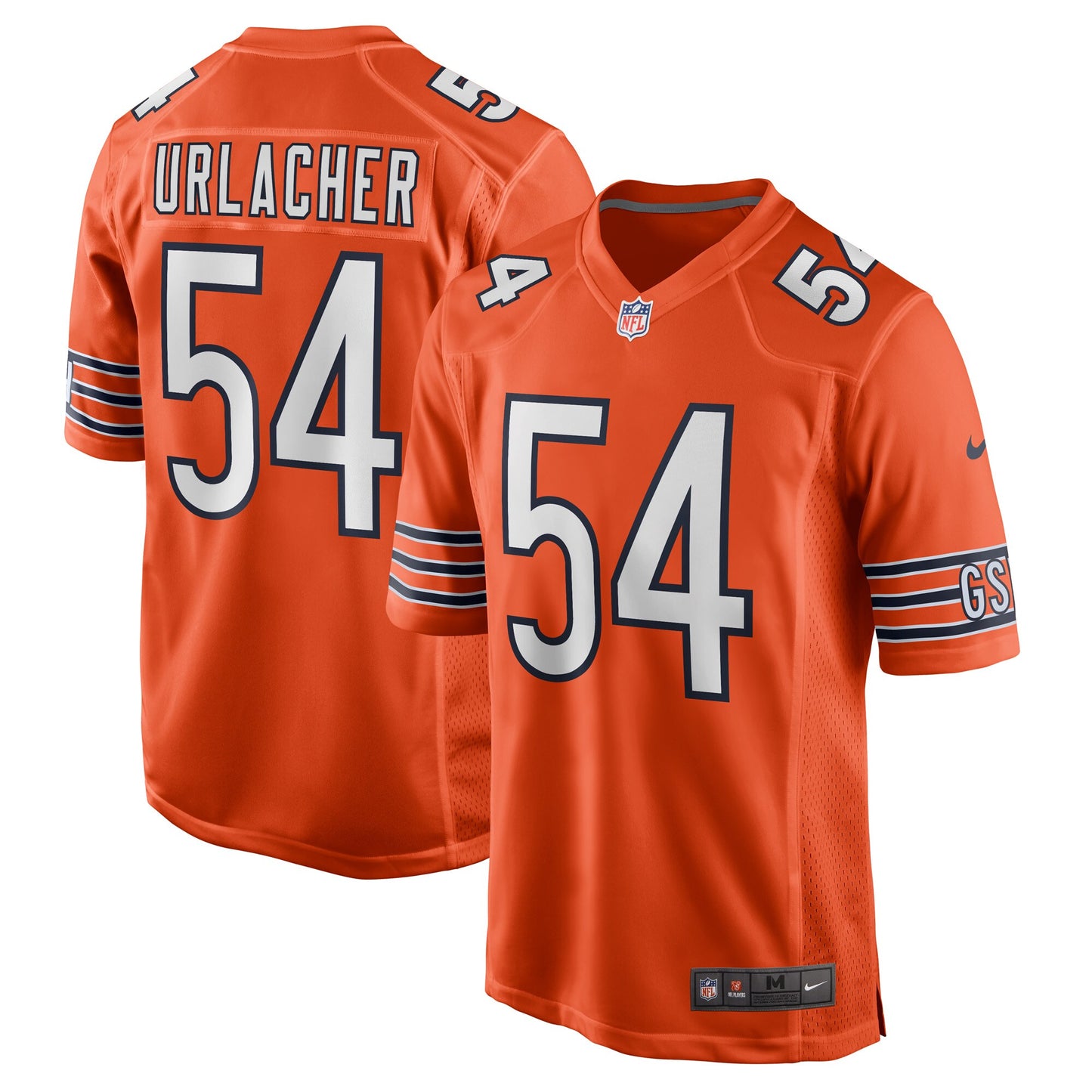 Brian Urlacher Chicago Bears Nike Retired Player Jersey - Orange