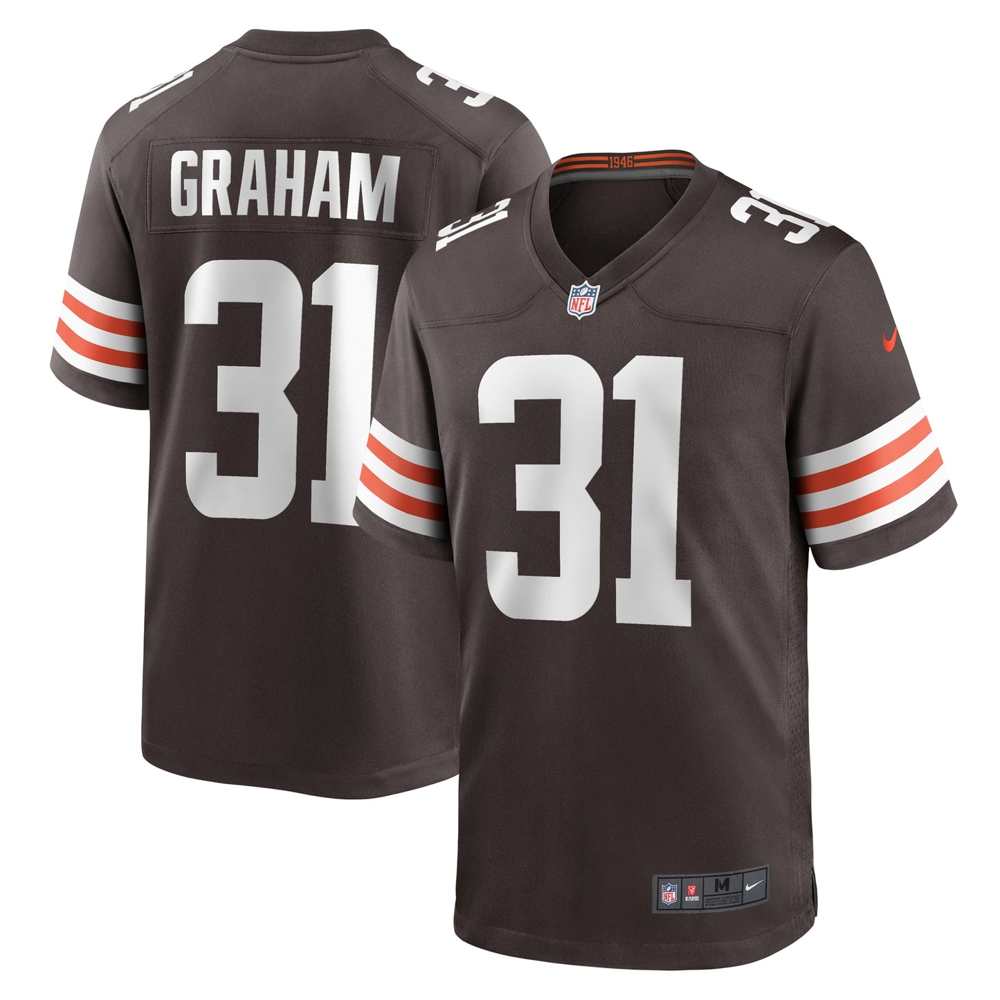 Thomas Graham Jr. Cleveland Browns Nike Team Game Jersey -  Brown