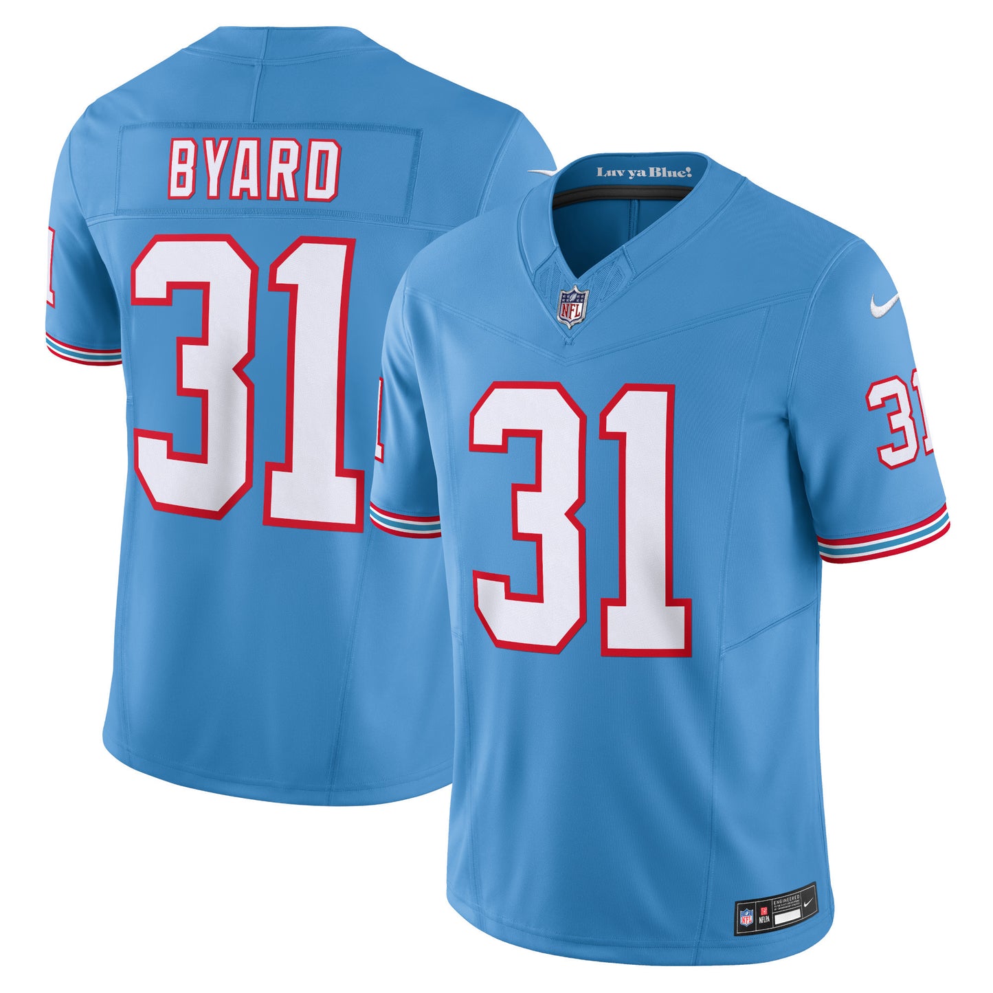 Kevin Byard Tennessee Titans Nike Vapor F.U.S.E. Limited Jersey - Light Blue