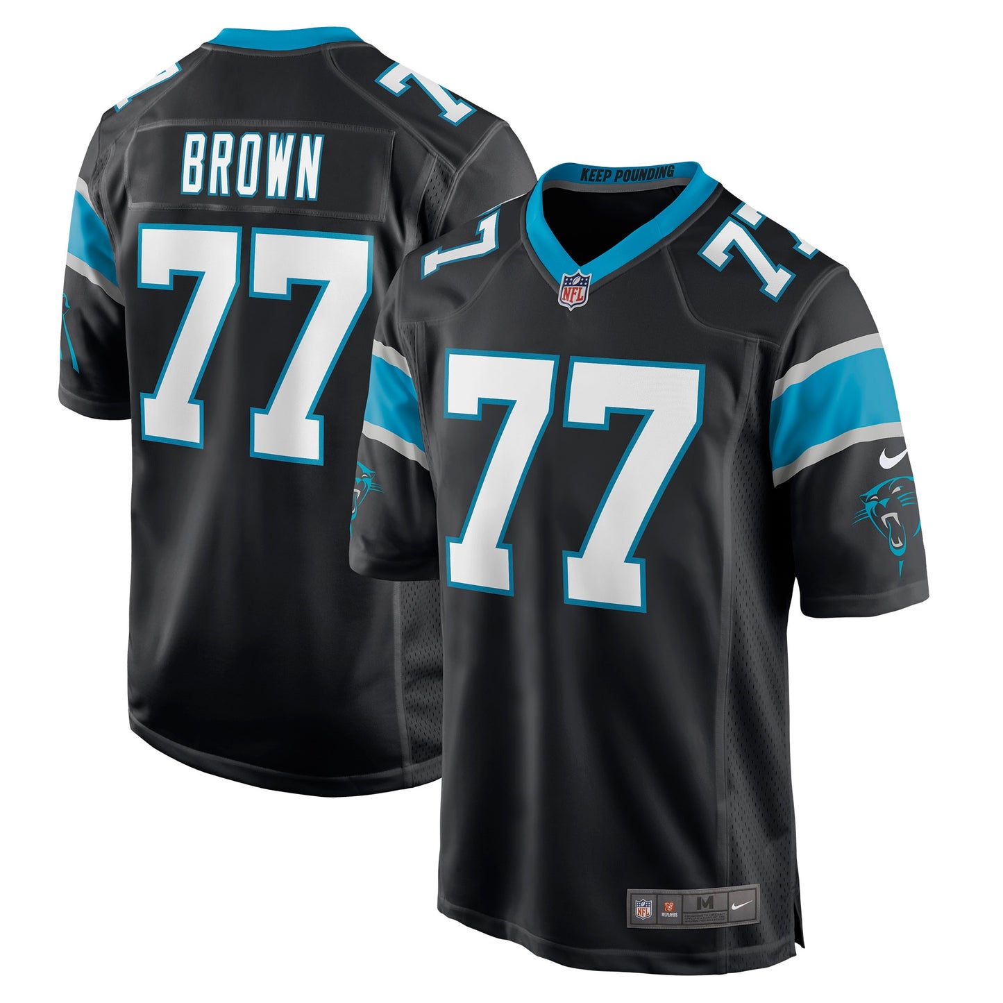 Deonte Brown Carolina Panthers Nike Game Player Jersey - Black