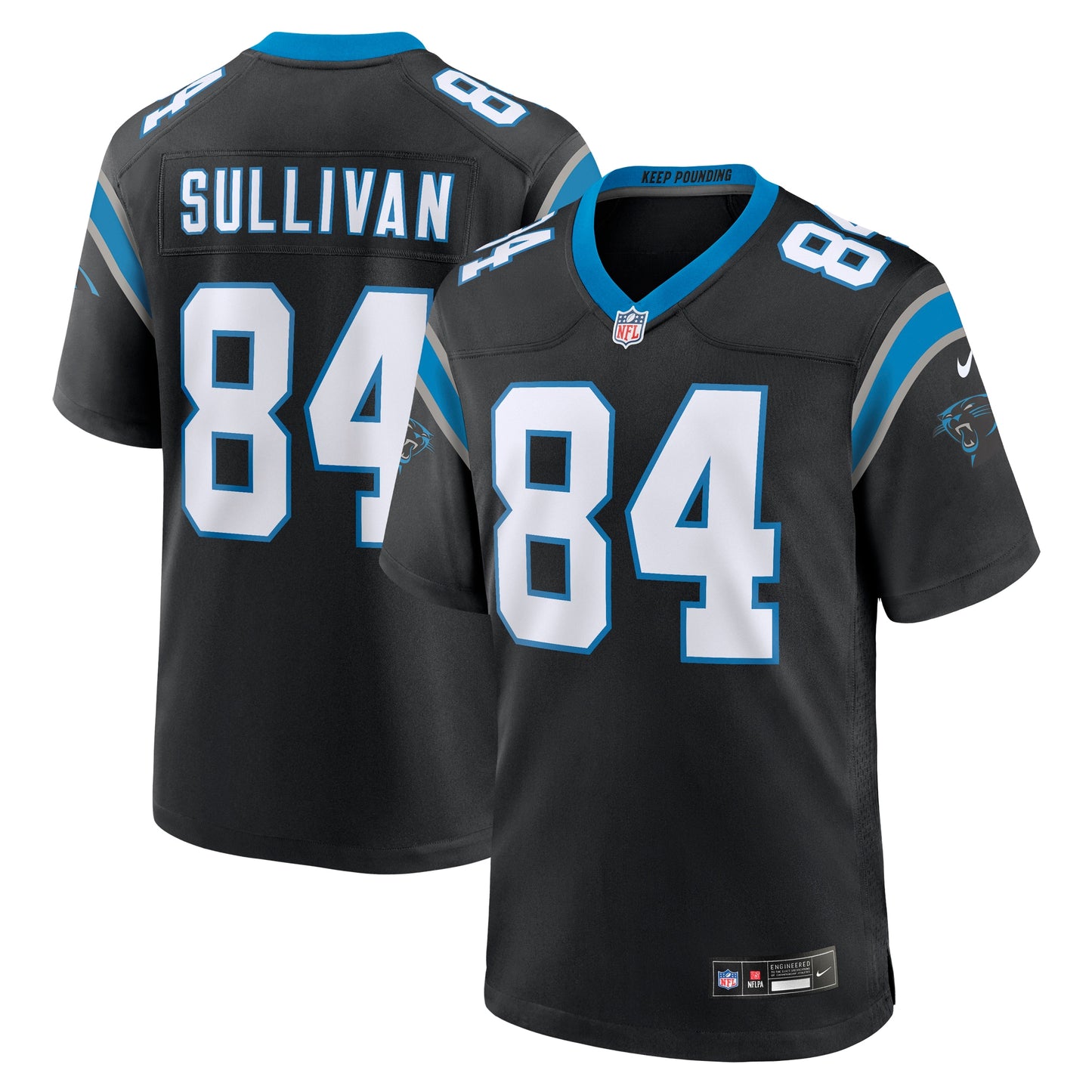Stephen Sullivan Carolina Panthers Nike Team Game Jersey - Black