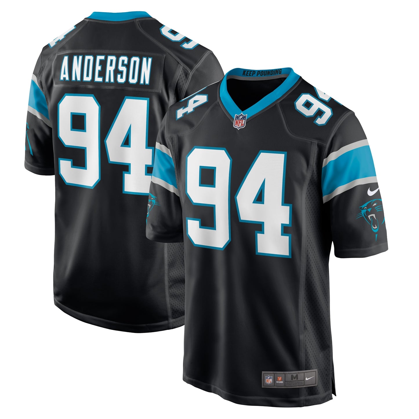 Henry Anderson Carolina Panthers Nike Game Player Jersey - Black