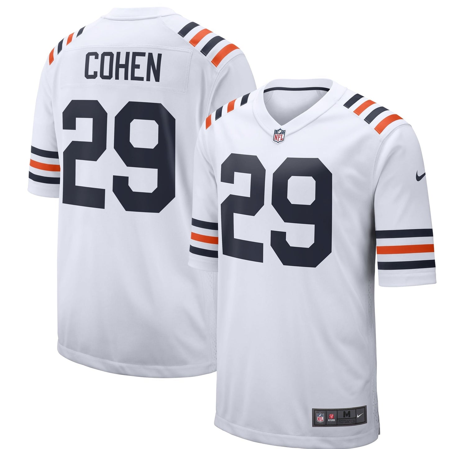 Men's Nike Tarik Cohen White Chicago Bears 2019 Alternate Classic Game Jersey